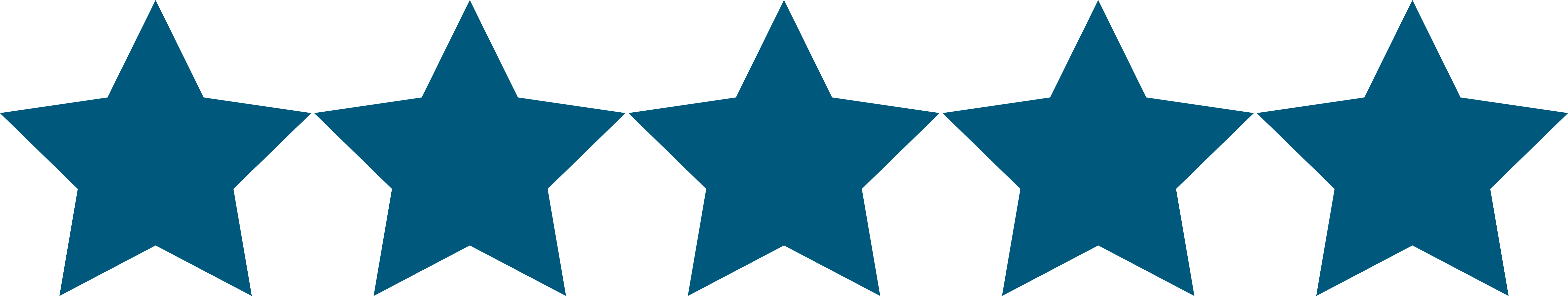 Image of 5 blue stars